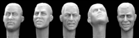 Hornet Heads HH03 - Bare Heads, European Features