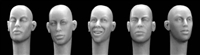 Hornet Heads HH10 - Female Heads (without hair)