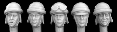 Hornet Heads HIH02 - Heads for Italian WW2 AFV Crewman and Motorcyclist