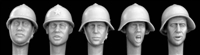 Hornet Heads HRH03 - Heads Wearing Early WW2 Soviet M36 and Adrian Helmets