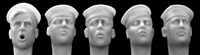 Hornet Heads HUH05 - Heads Wearing USN Style White Sailor Cap