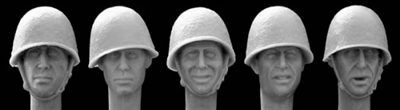 Hornet Heads HWH01 - Heads with Polish Infantry Helmets 1939