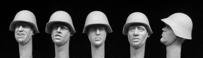 Hornet Heads HWH04 - Heads Wearing Swiss Army Helmets, WW2 Period