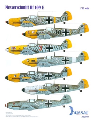 Hussar HSD-32001 - Messerschmitt Bf 109 E