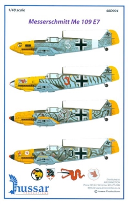 Hussar HSD-48004 - Messerschmitt Bf 109 E7