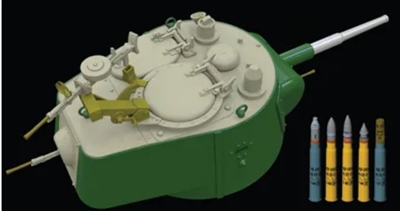 Hussar HSR-35024 - BT-7 1937 Turret Roof with MG and Ammo