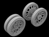 Hussar HSR-35028 - T-34/76 Half Spider Early Wheels