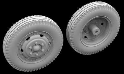 Hussar HSR-35083 - M2A 105mm Howitzer Wheels (2 types)