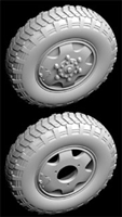 Hussar HSR-35090 - Sd.Kfz. 231/263 Wheels with Spare