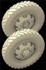 Hussar HSR-35107 - M3A1 Scout Car - Early 8 holes Rim Wheels