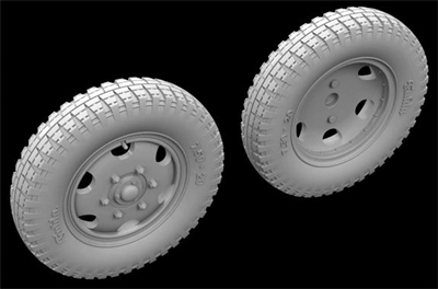 Hussar HSR-35111 - Mercedes L1500A Wheels (for MiniArt kits)