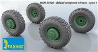 Hussar HSR-35120 - BRDM Russian Type 1 Wheels