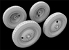 Hussar HSR-35134 - Soviet 52-K 85mm AA Gun Wheels, Type 1