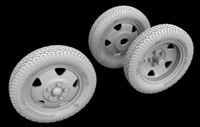 Hussar HSR-35138 - BA-6 Wheels (for HB kits)