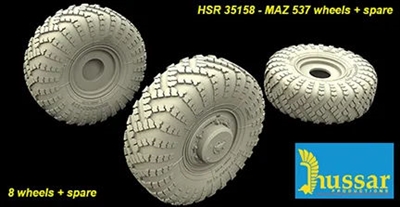 Hussar HSR-35158 - MAZ 537 Wheels with Spare