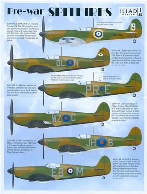 Iliad Design 48003 - Pre-war Spitfires