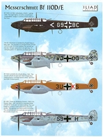 Iliad Design 48016 - Messerschmitt Bf 110D/E