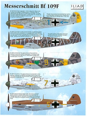 Iliad Design 48017 - Messerschmitt Bf 109F