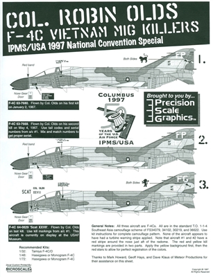 IPMS USA 1997 - Col. Robin Olds F-4C Vietnam MiG Killers