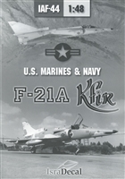 IsraDecal IAF-44 - U.S. Marines & Navy F-21A Kfir