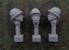 Jon Smith SH07 - 1/32 French Head - Adrian Helmet M1915 and Beard