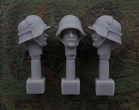 Jon Smith SH13 - 1/32 German Head - M1916 Steel Helmet with Armoured Plate and Beard