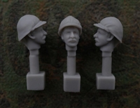 Jon Smith SH16 - 1/32 French Head - Adrian Helmet with Cover