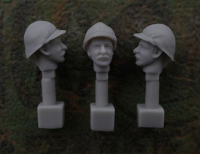 Jon Smith SH16 - 1/32 French Head - Adrian Helmet with Cover