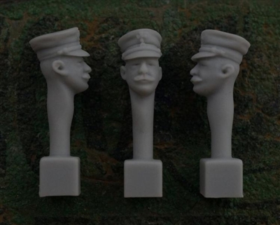 Jon Smith SH30 - 1/32 German Head - Landsturm with Field Grey Oilcloth Cap