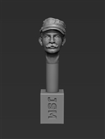 Jon Smith SH78 - 1/32 French Head - Kepi M84-14, with full mustache