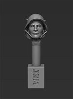 Jon Smith SH81 - 1/32 German Head - Helmet M16