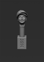 Jon Smith SSH39 - 1/35 French Head - Adrian Helmet with Kepi Underneath