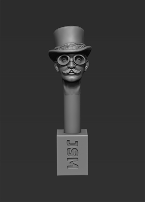 Jon Smith SSH62 - 1/35 German Head - Driver with Top Hat wearing Goggles