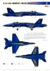 Jasmine Model 148003 - F/A-18A Hornet Blue Angels