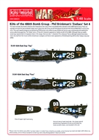 Kits-World KW148023 - B24s of the 486th Bomb Group - Phil Brinkman's "Zodiacs" Set 4