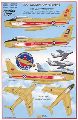 Leading Edge 48.1 - Golden Hawks Sabre Mk 5 / Mk 6