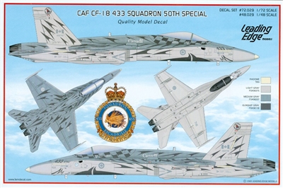 Leading Edge 48.29 - CAF CF-18 433 Squadron 50th Special