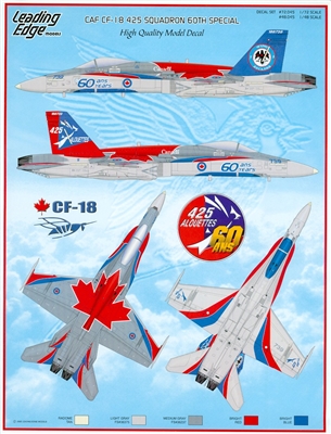 Leading Edge 48.45 - CAF CF-18 425 Squadron 60th Special