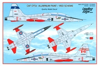 Leading Edge 48.50 - CAF-CF5d Aluminum Paint / Red Scheme