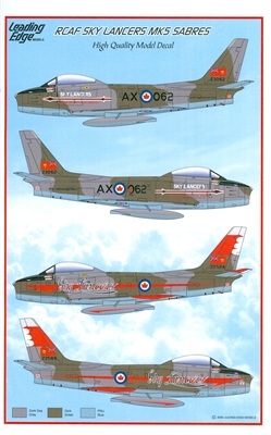 Leading Edge 48.65 - RCAF Sky Lancers Mk5 Sabres