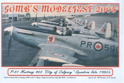 Leading Edge 2005 - P-51 Mustang 403 "City of Calgary" Squadron, Late 1950's