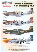 Lifelike Decals 32-021 - North American P-51 Mustang, Part 4