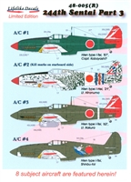 Lifelike Decals 48-005(R) - 244th Sentai, Part 3