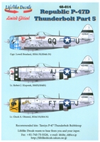Lifelike Decals 48-014 - Republic P-47D Thunderbolt, Part 5