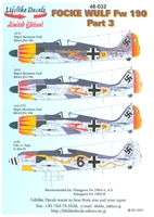 Lifelike Decals 48-032 - Focke Wulf Fw 190 Part 3