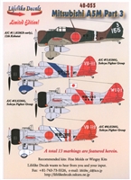 Lifelike Decals 48-055 - Mitsubishi A5M, Part 3