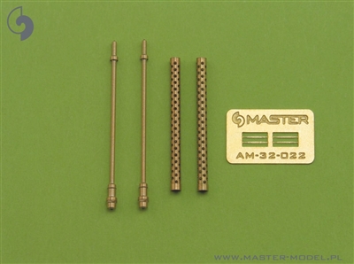 Master AM32022 - Japanese Ho-103 12.7mm Machine Gun Barrels (2 pcs)