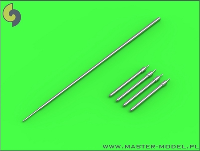 Master AM32073 - MiG-19PM (Farmer E) Missile Rails Nose Parts  (4 pcs) & Pitot Tube