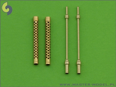 Master AM48054 - Italian Machine Gun Breda SAFAT 12.7mm Barrels (2 pcs)