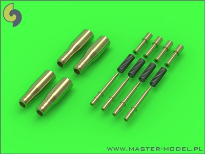 Master AM48085 - Hawker Hurricane Mk IIC Hispano Mk II 20mm Cannons (with round recoil springs) (4 pcs)